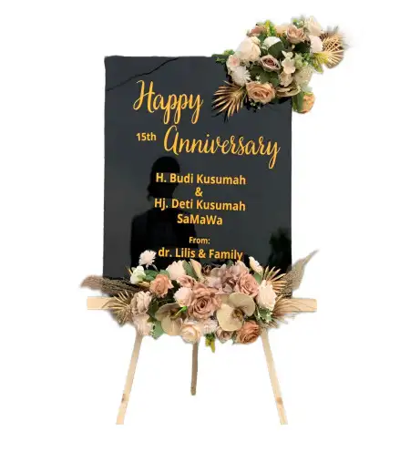 Papan Bunga Akrilik Kebaman