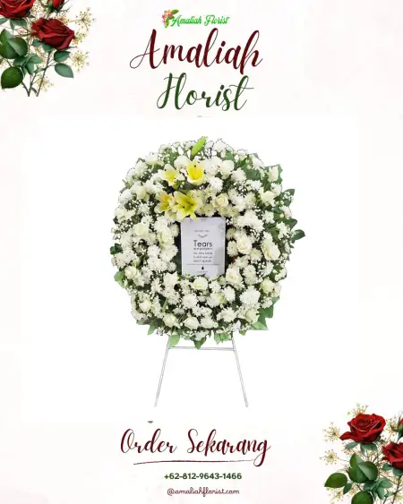 Krans Bunga Duka Kebaman